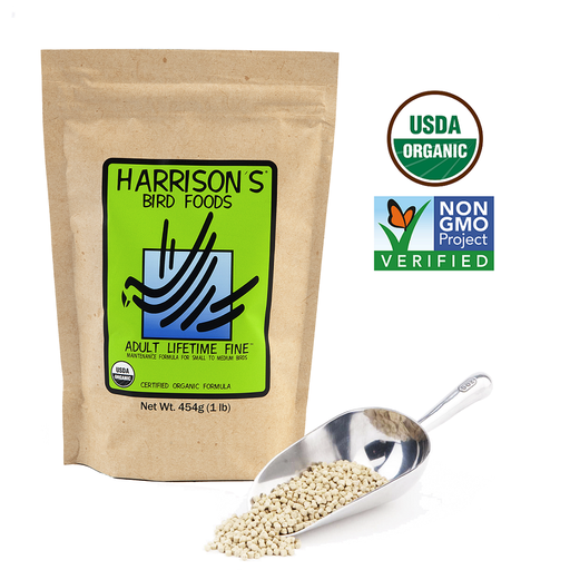 Harrison' Bird Food Adult Lifetime Fine Quaker, Caique Or Cockatiel ( )