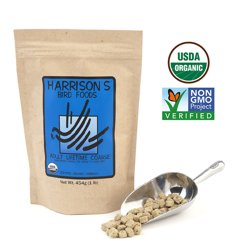Harrison' Bird Food Adult Lifetime Coarse For Larger Parrots ( )
