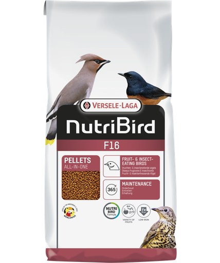 Versele Laga Nutribird F16 - Food Fruit & Insect Eating Birds Resealable