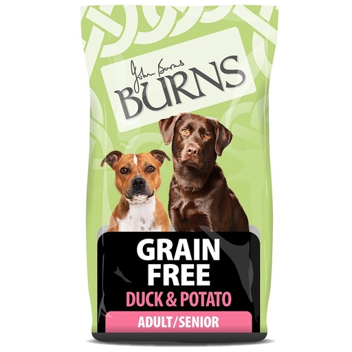 Burns Grain Free For Adult & Senior All Breeds Dog Food (Duck & Potato)