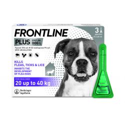 Frontline Plus Large Dog - 3 Pipettes