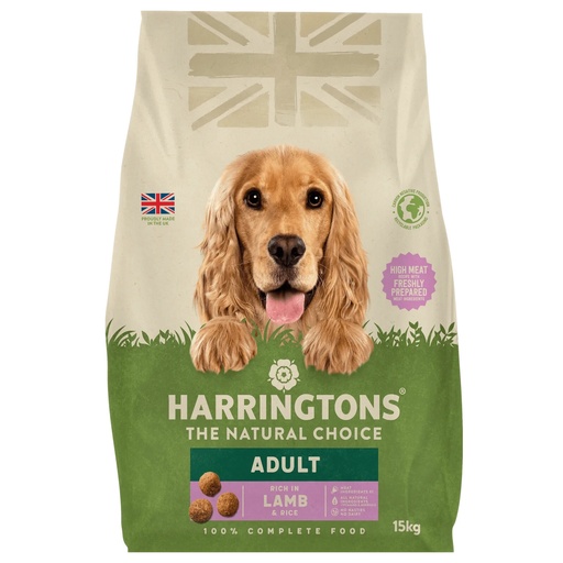 Harringtons Dry Active Adult Dog Food Rich In Lamb & Rice