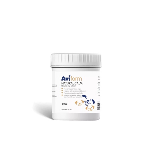Aviform Natural Calm Calmer Supplement For Dogs