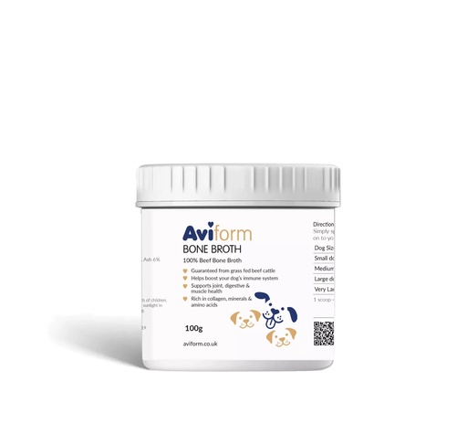Aviform Beef Bone Broth Powder Supplement For Dogs